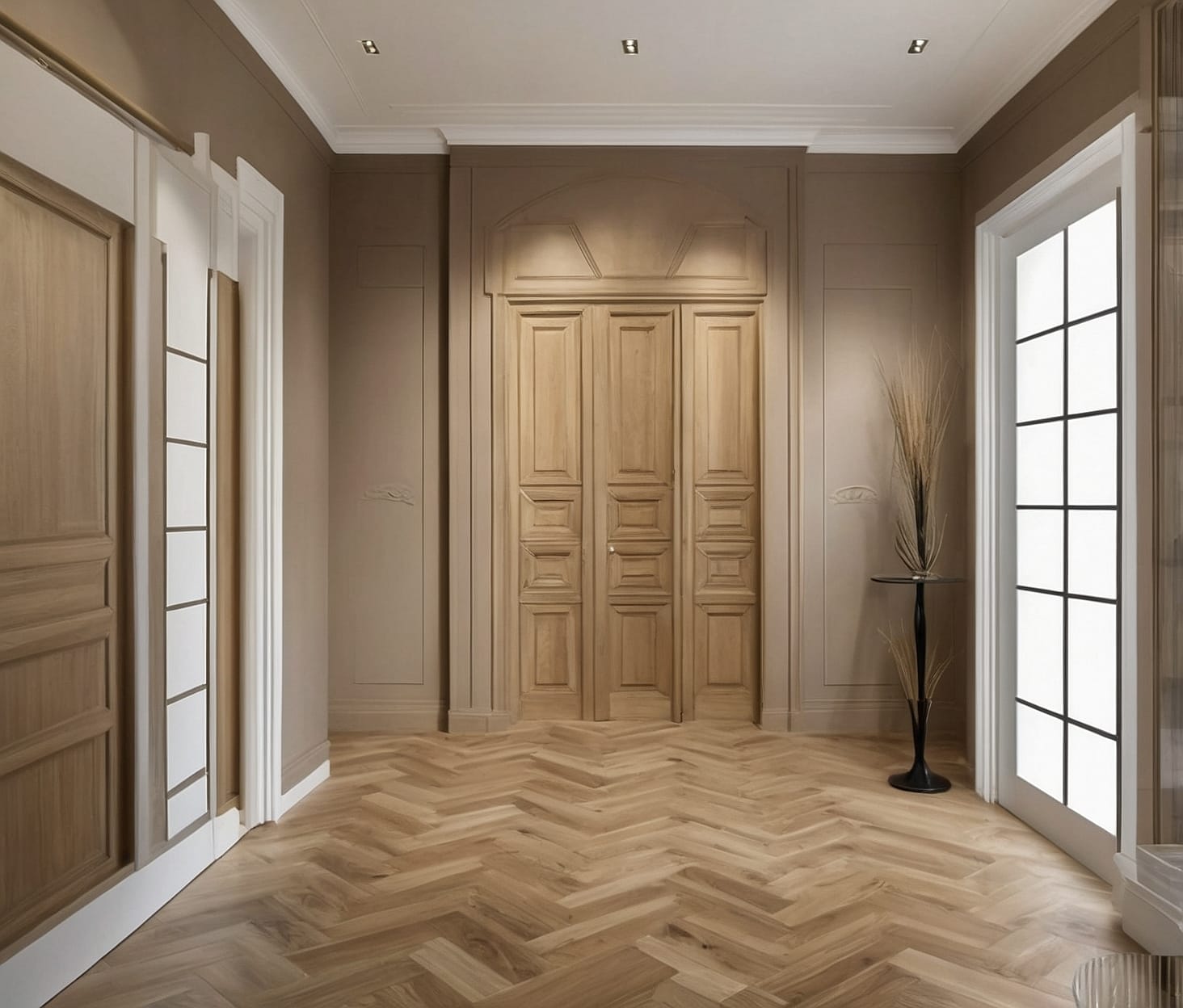 Combinación de estilo y función en puertas
